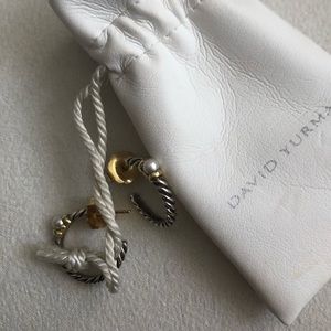 David Yurman hoop earrings